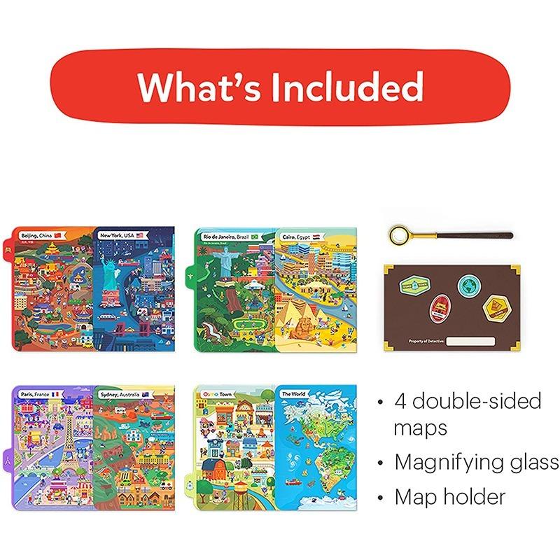 Buy 1 Get 1 Free Osmo - Pizza Co. Starter Kit for iPad + Osmo - Detective Agency A Search And Find Mystery Game Bundle