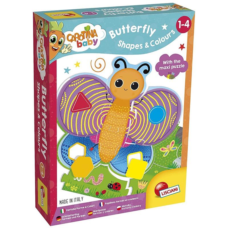 Lisciani Carotina Baby Plus Butterfly Forms And Color