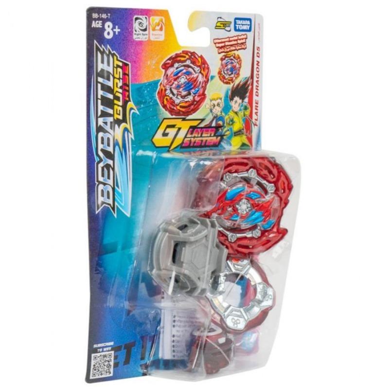 Beybattle Burst S4 Starter Flare Dragon D5