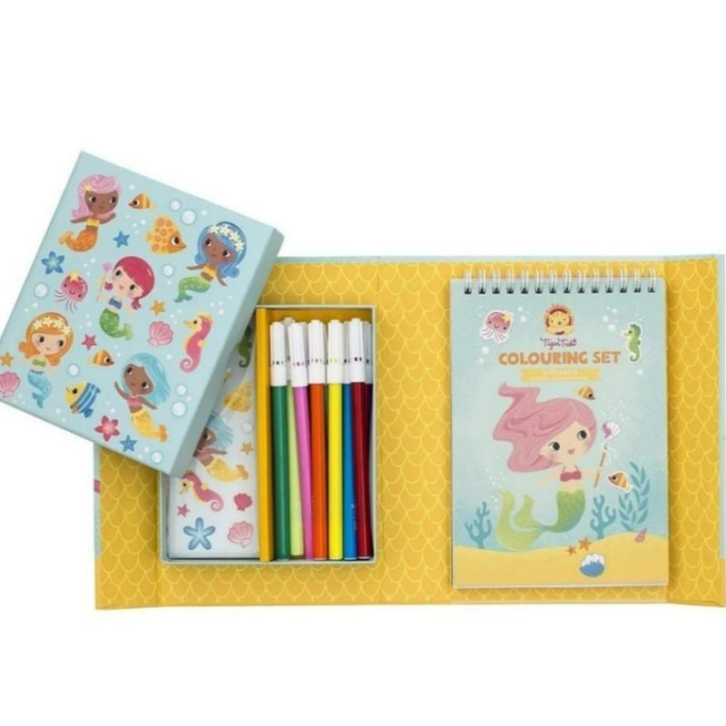 تايجر ترايب -  مجموعة تلوين حوريات البحر