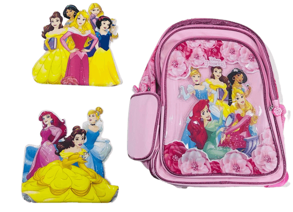 سيمبا - حقيبة ظهر للمدرسة بتصميم أميرات دزني - 18 إنش