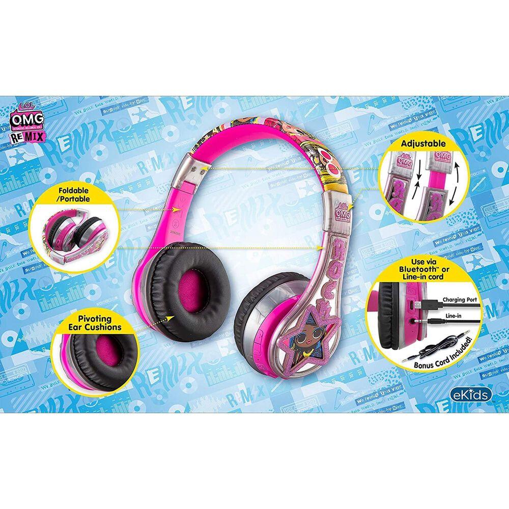 Kiddesigns LOL Wireless Bluetooth Headphones - Pink