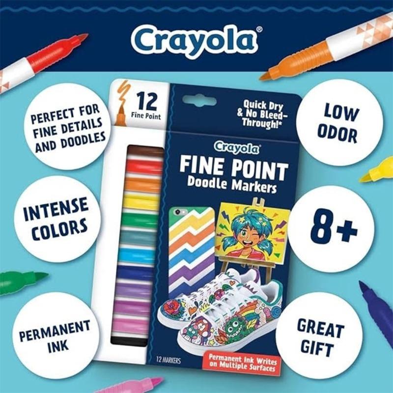 Crayola - Fine Point Doodle Markers