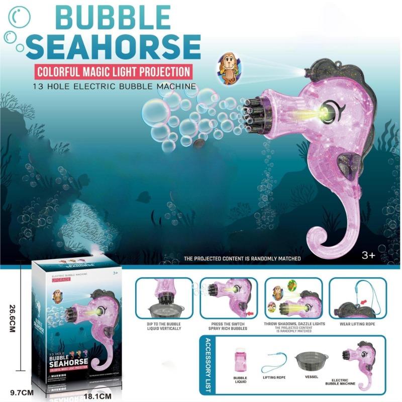 Electric Seahorse Bubble Gun