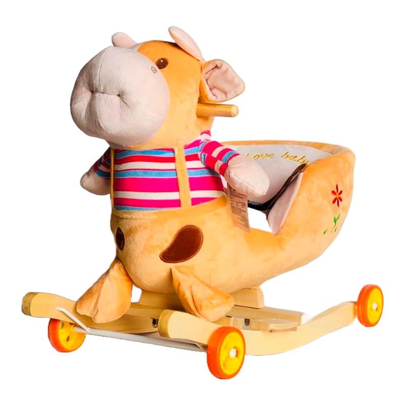 لعبة ركوب الحصان الهزاز لون بني