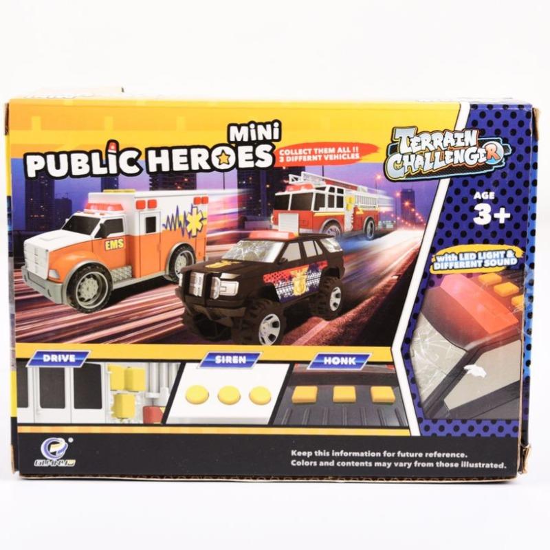 Super Leader Mini Public Heroes Vehicles Patrol Car