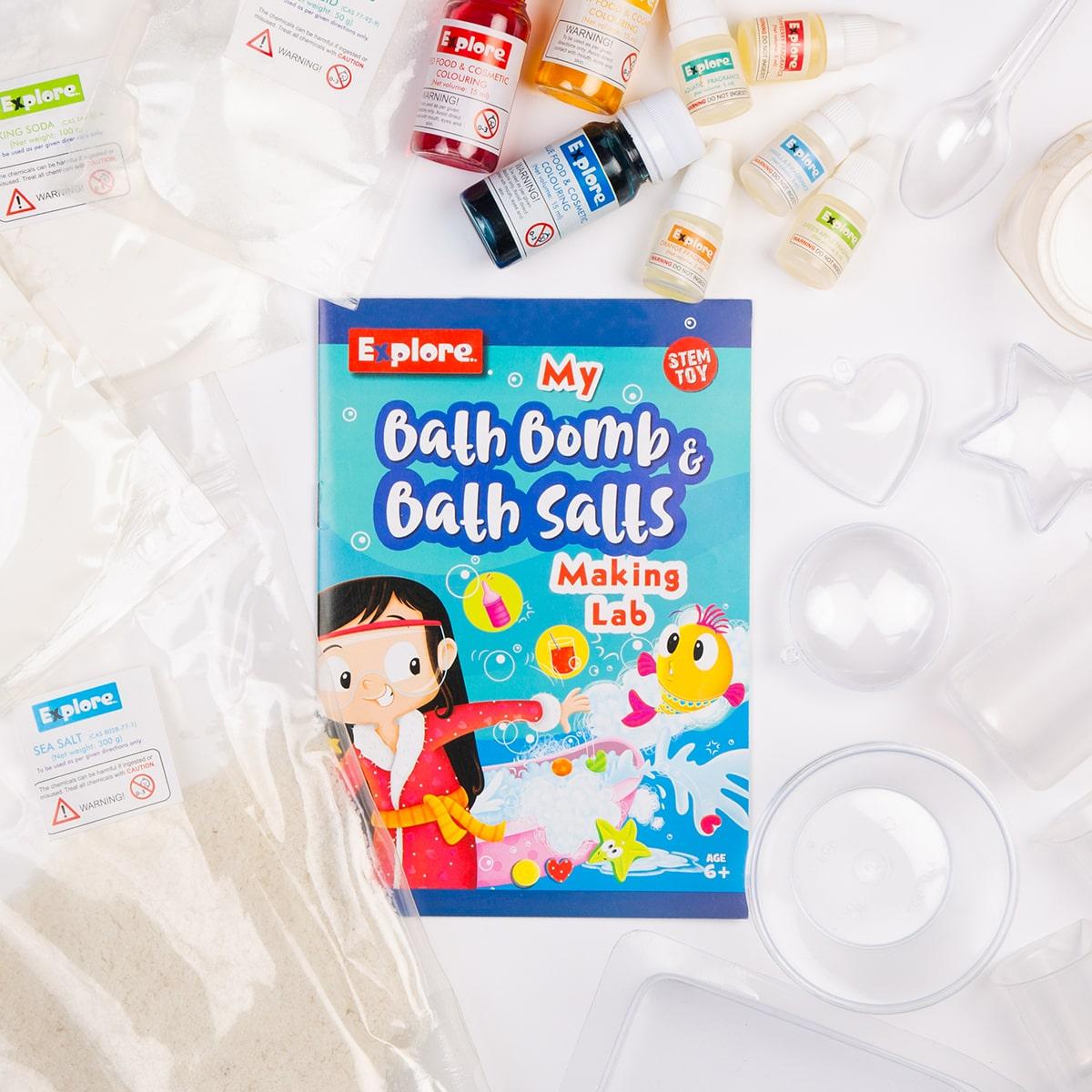 Explore My Bath Bomb And  Bath Salts Making Lab