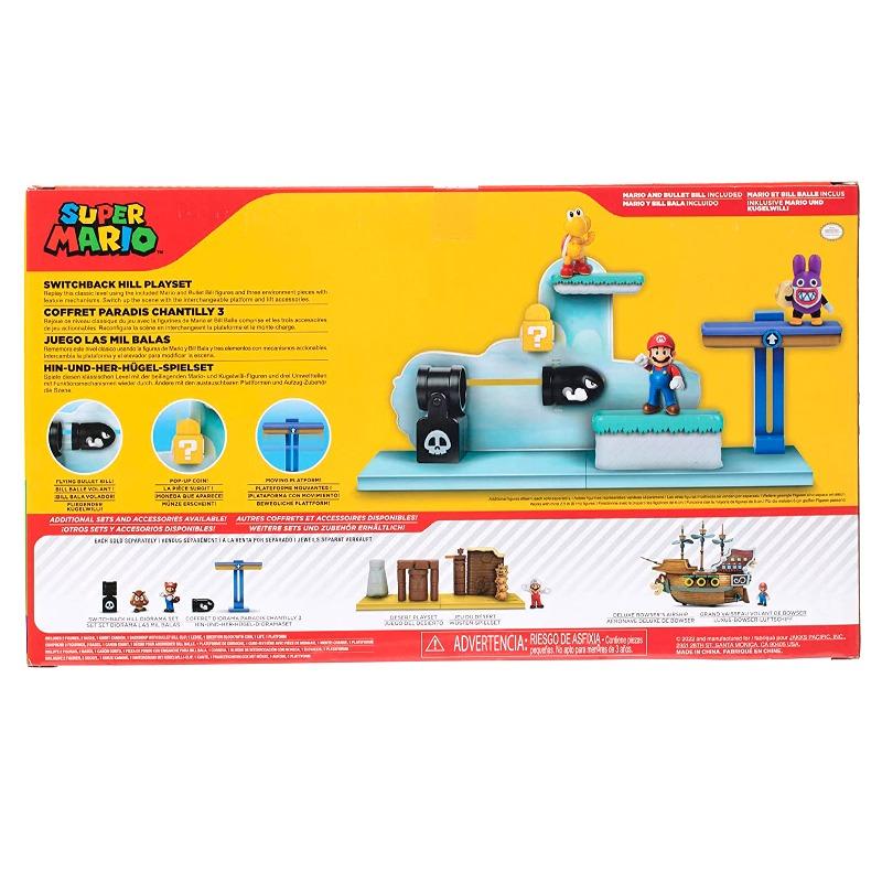 Nintendo Super Mario 2.5 inch Switchback Hill Diorama Playset