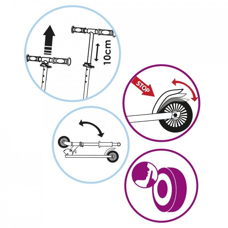 Smoby Disney Frozen Foldable Scooter