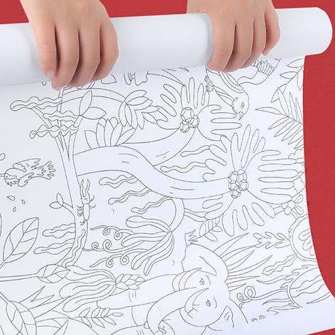 ميدير - رول تلوين الغابة 10 أمتار