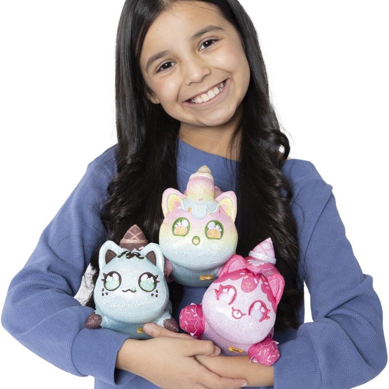 Aphmau MeeMeow Plush 3pk Sparkle Ice Cream - 6inch - Assorted