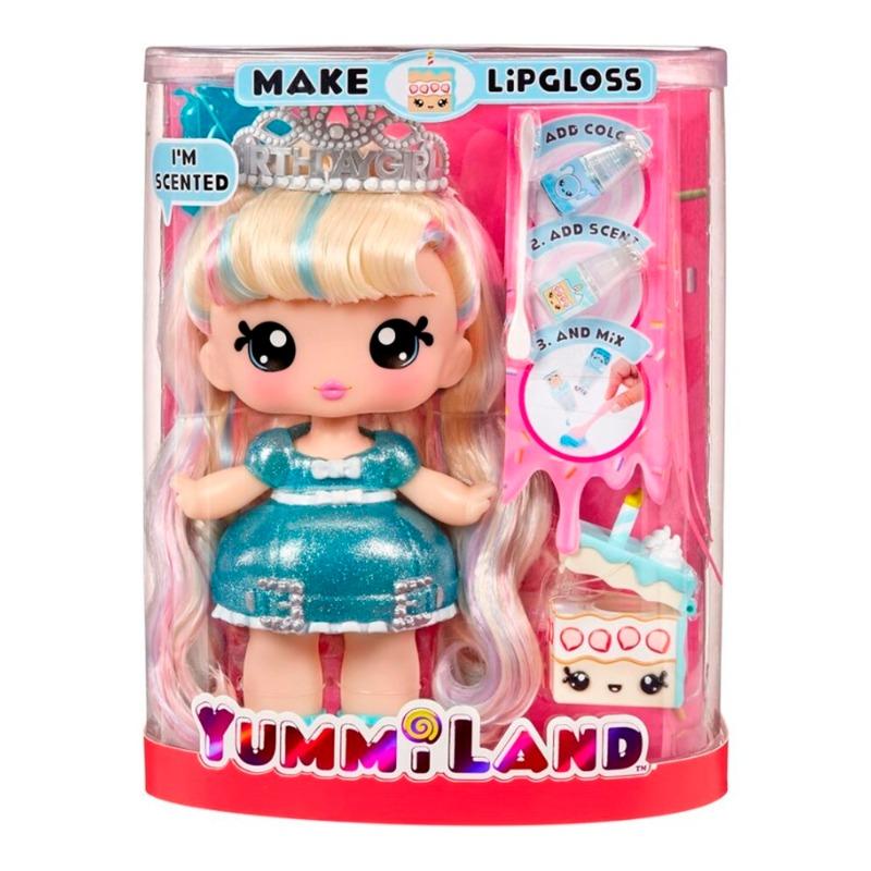 Yummiland Large Doll And Lipgloss Pet - Callie Birthday Cake