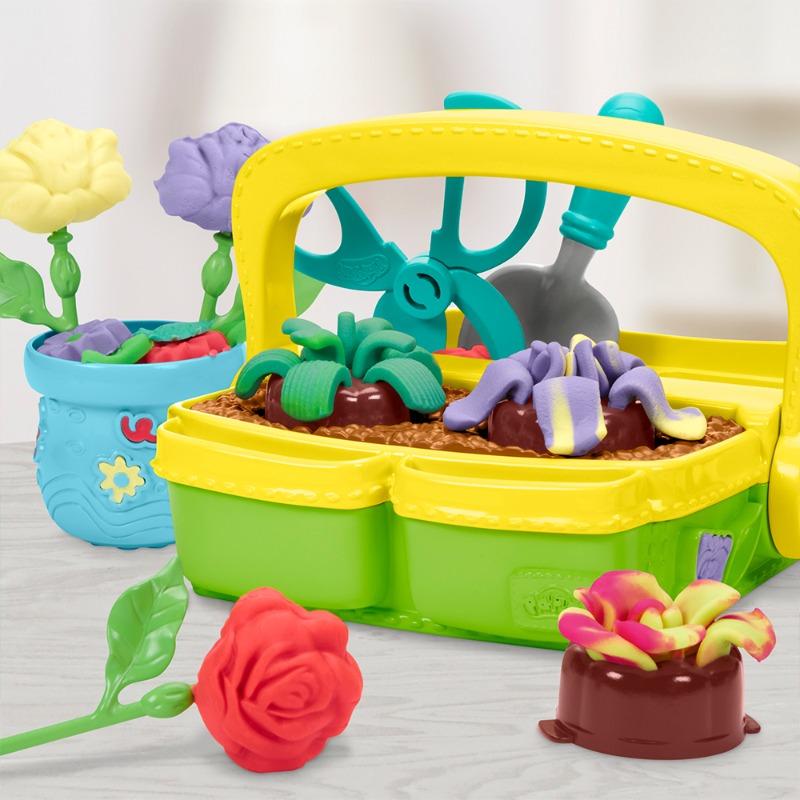 Play Doh Blooming Flower Garden Toy Clay Playset For Kids