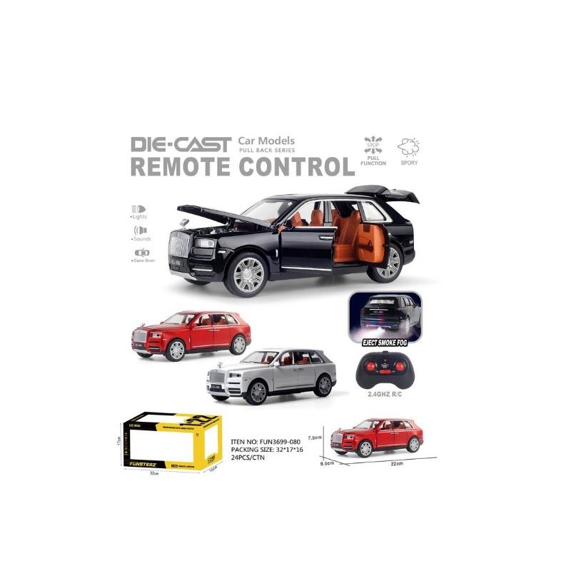 Funsterz 1:22 Remote Control Spray Rolls Royce Cullinan Alloy Car