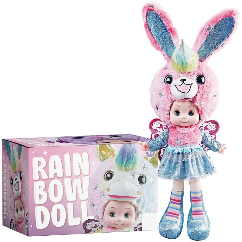 Rainbow Doll - Pink And Blue