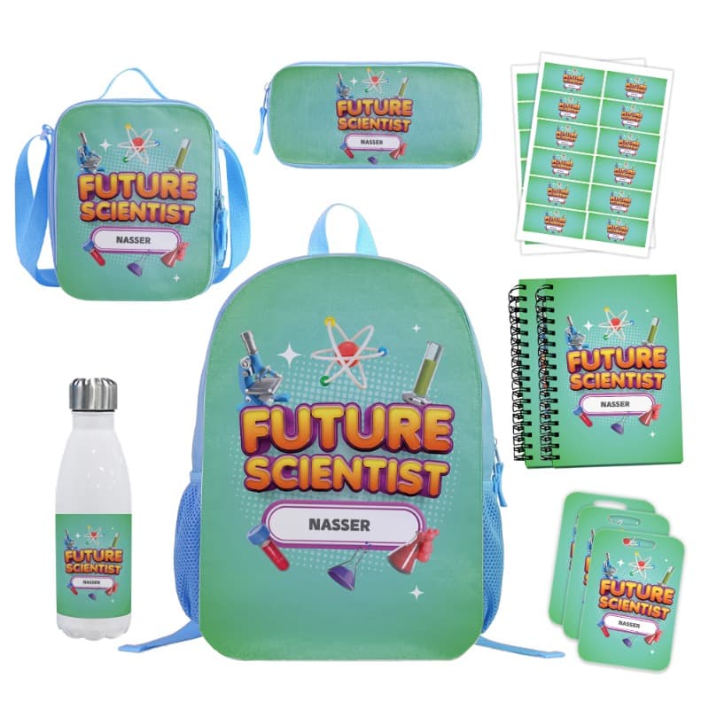 Snapbook School Backpack Full Set - Future scientist