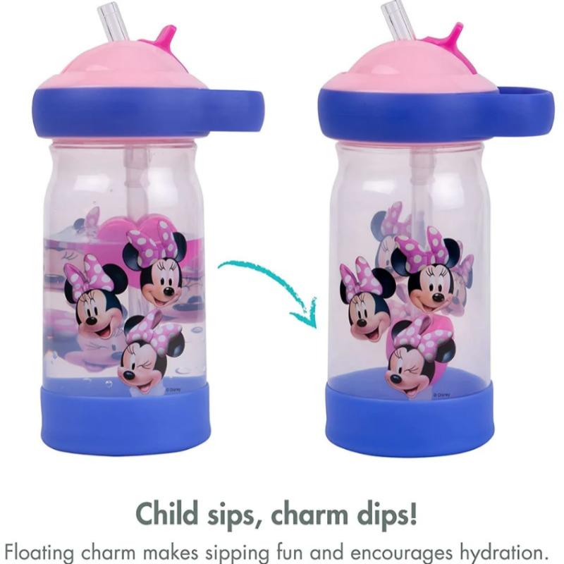 The First Years Disney Minnie Mouse Sip & See Water Bottle 12oz - Multishape