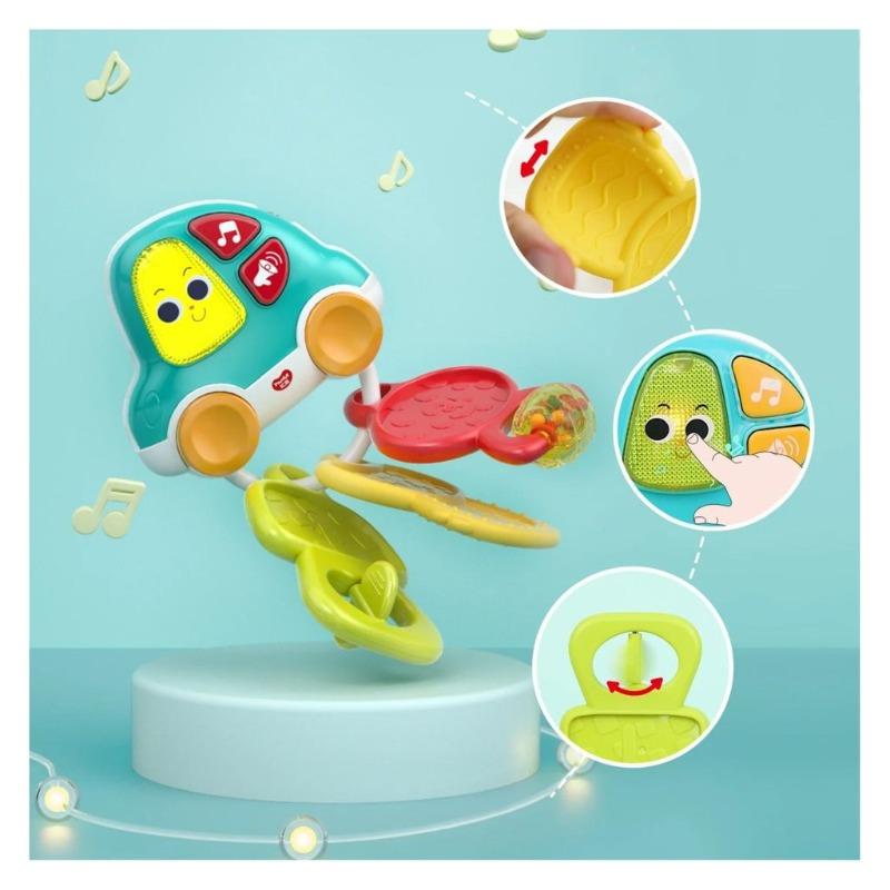Hola Musical Car Keychain with Lights and Music
