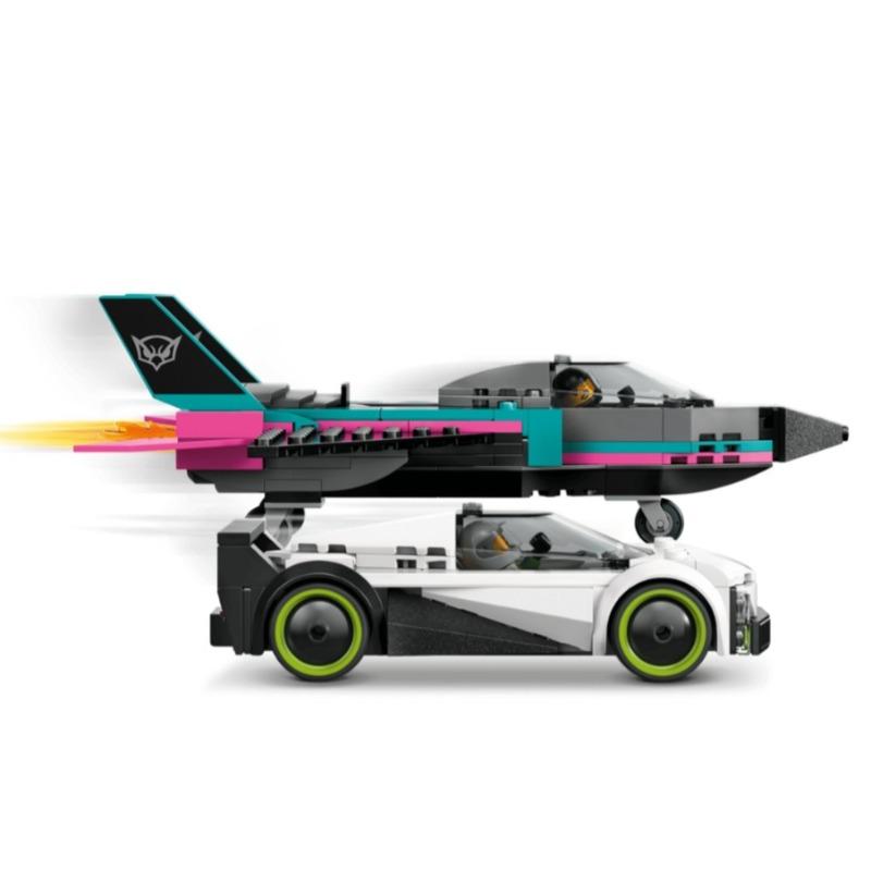 Lego Building Kit Jet Vs. Car 60489