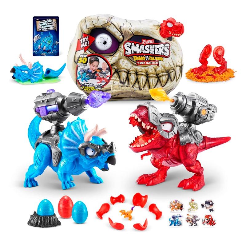 Smashers Dino Island T-Rex Battle Playset