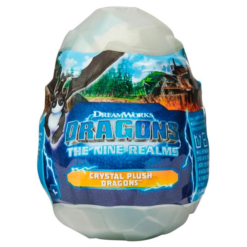 Dream Works Dragons Crystal Plush Egg