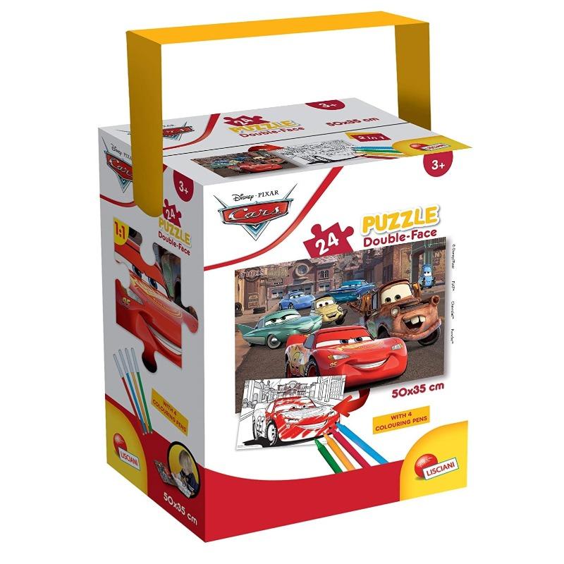 ليسياني ديزني - لعبة بازل كارز مزدوجة الوجه 2 في 1