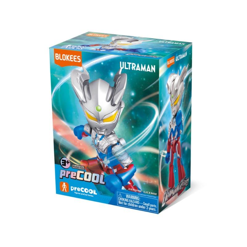 BLOKEES PreCool Ultraman Zero Model Kit - Buildable Action Figure.