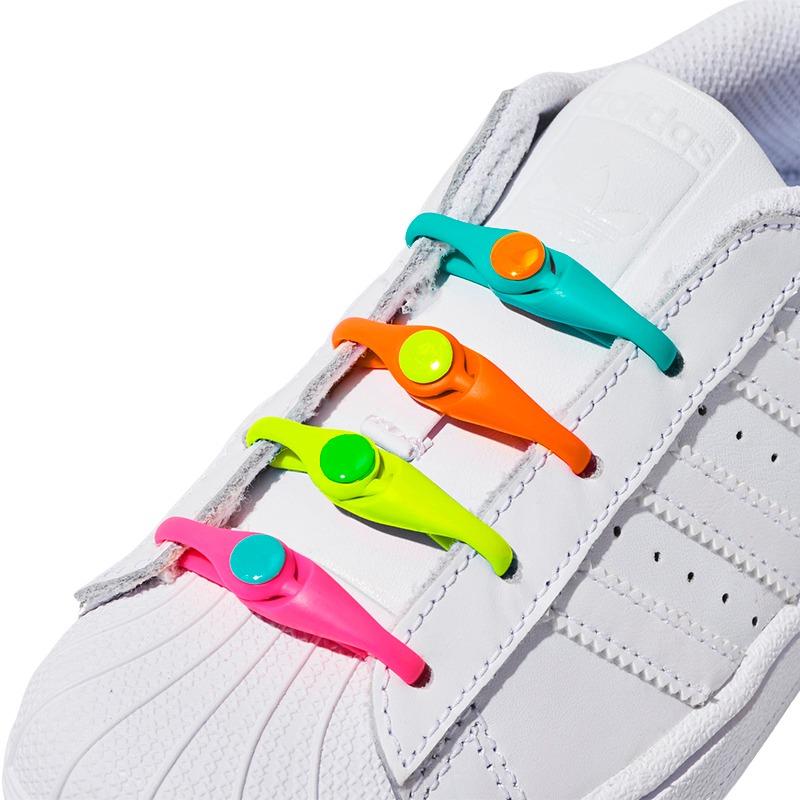 هيكيز - أربطة الحذاء المرنة ألوان متعددة