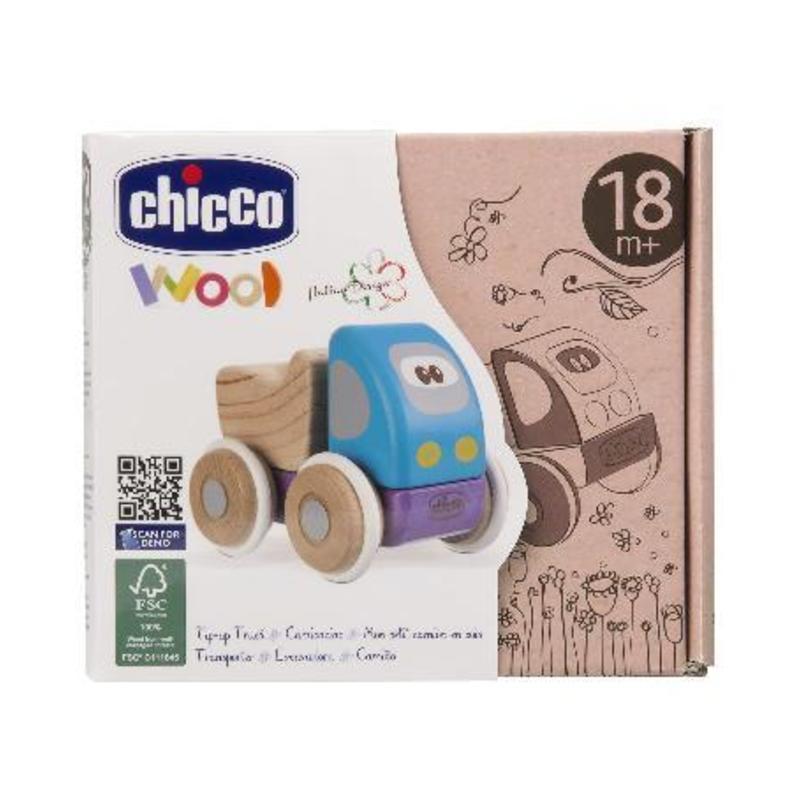 شيكو - لعبة شاحنة تفريغ خشبية