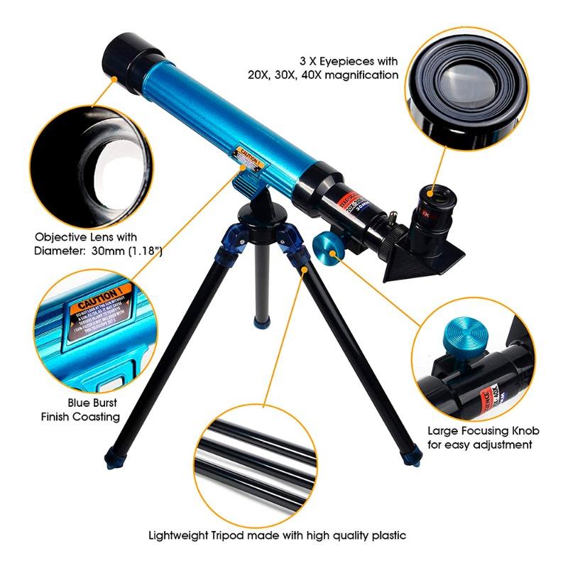 Tele Science Value Pack Microscope And Telescope Set - 35 Pieces