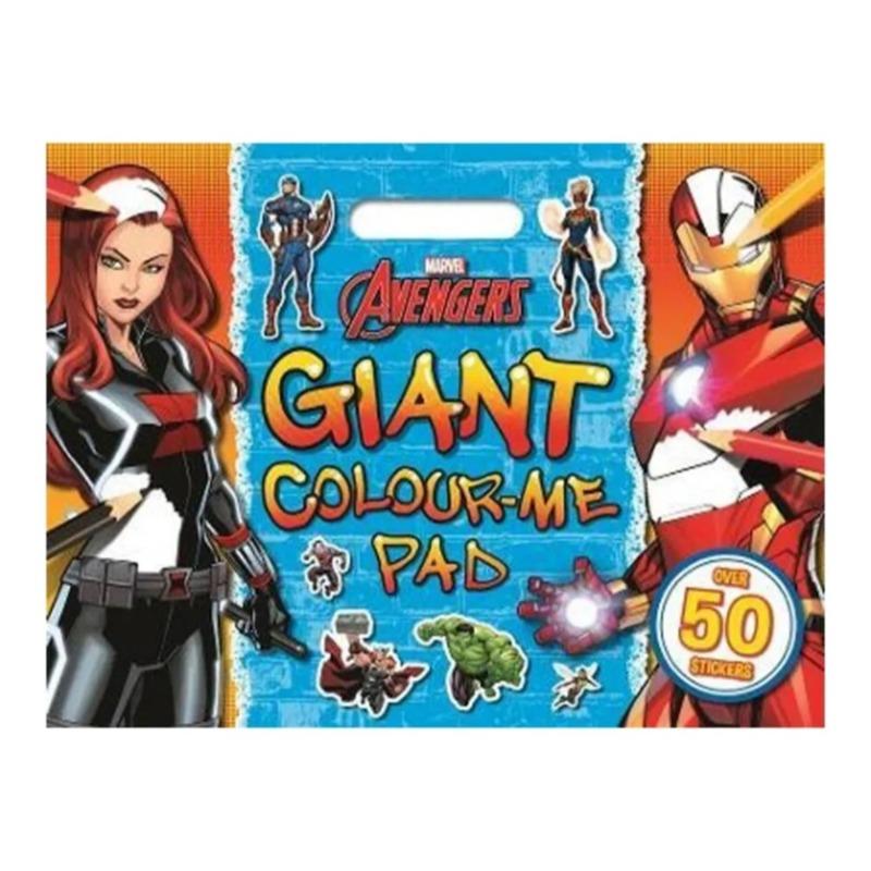 Marvel Avengers Giant Color Me Pad