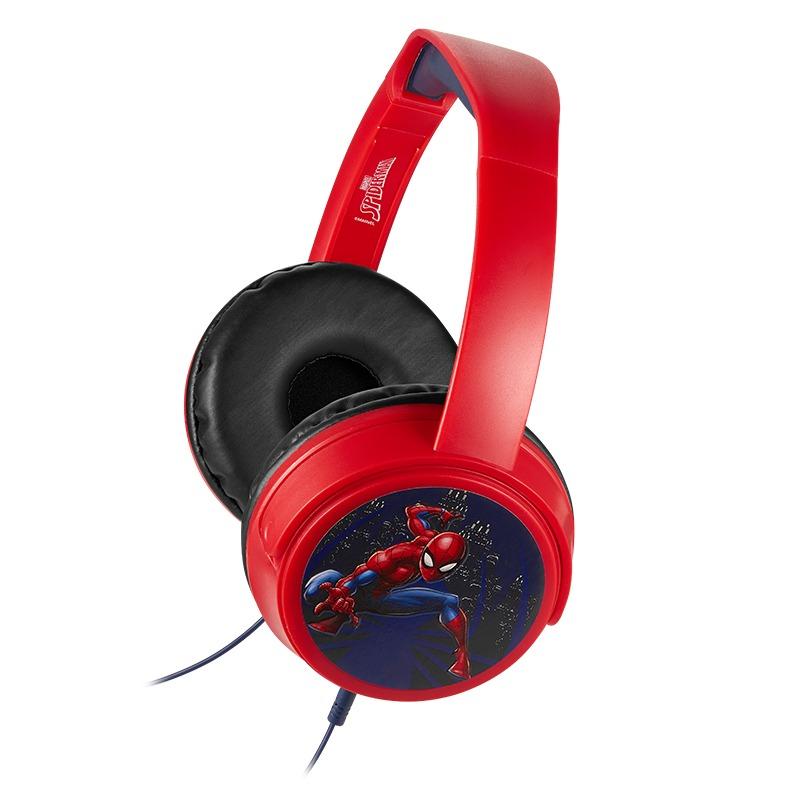 فولكانو - سماعات رأس مبطنة مع ملصقات برسومات مارفل سبايدرمان