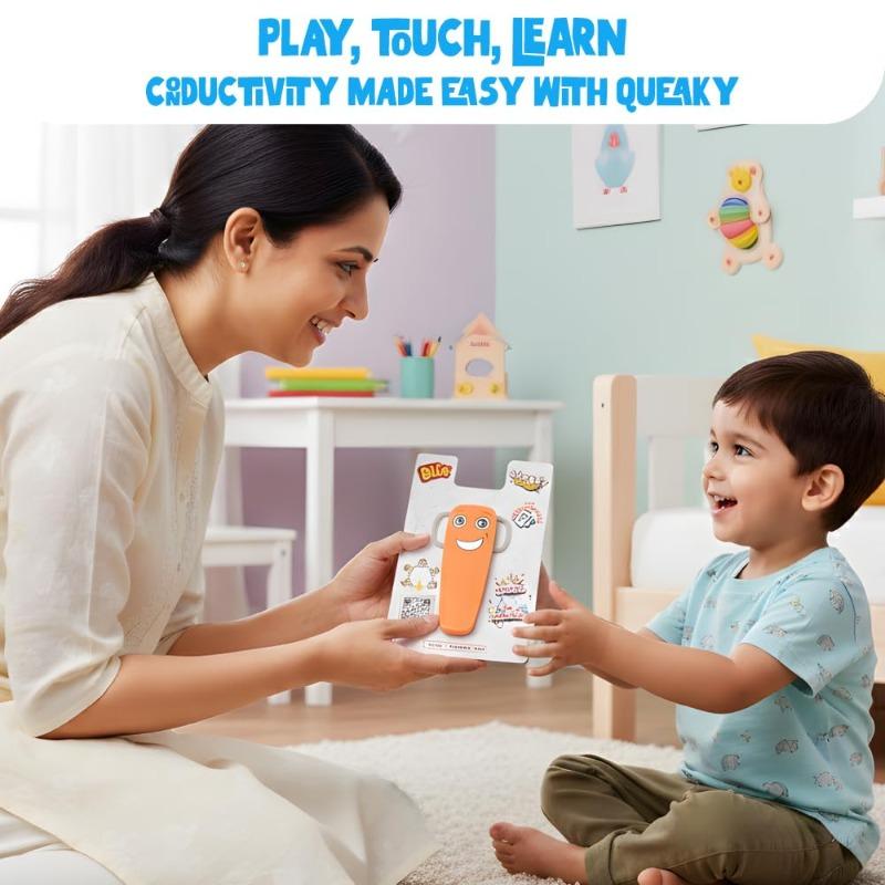 Queaky Interactive Circuit Toy – Orange STEM Edition