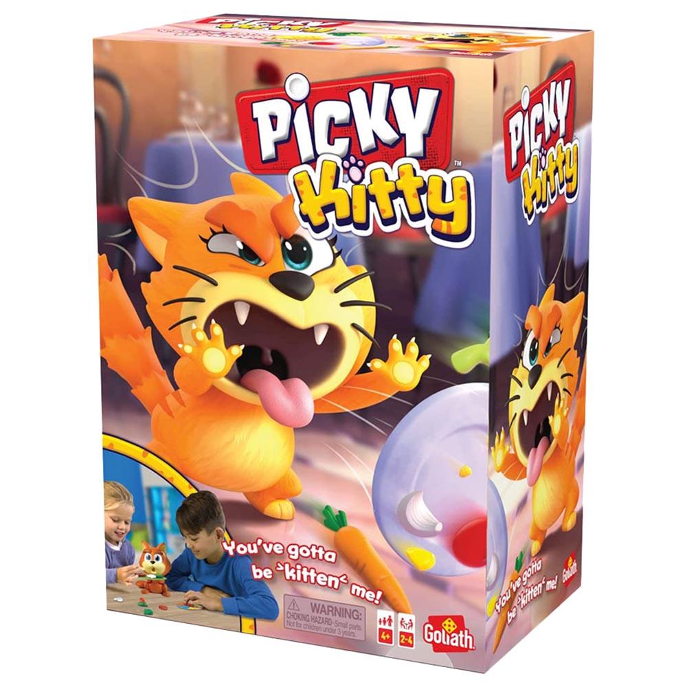 Goliath Games Feed The Kitty His Veggies Plate Game