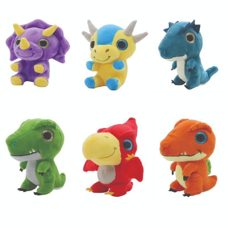 Funville Roaring Pals Plush Dinosaurs with Sounds 12cm - Assorted