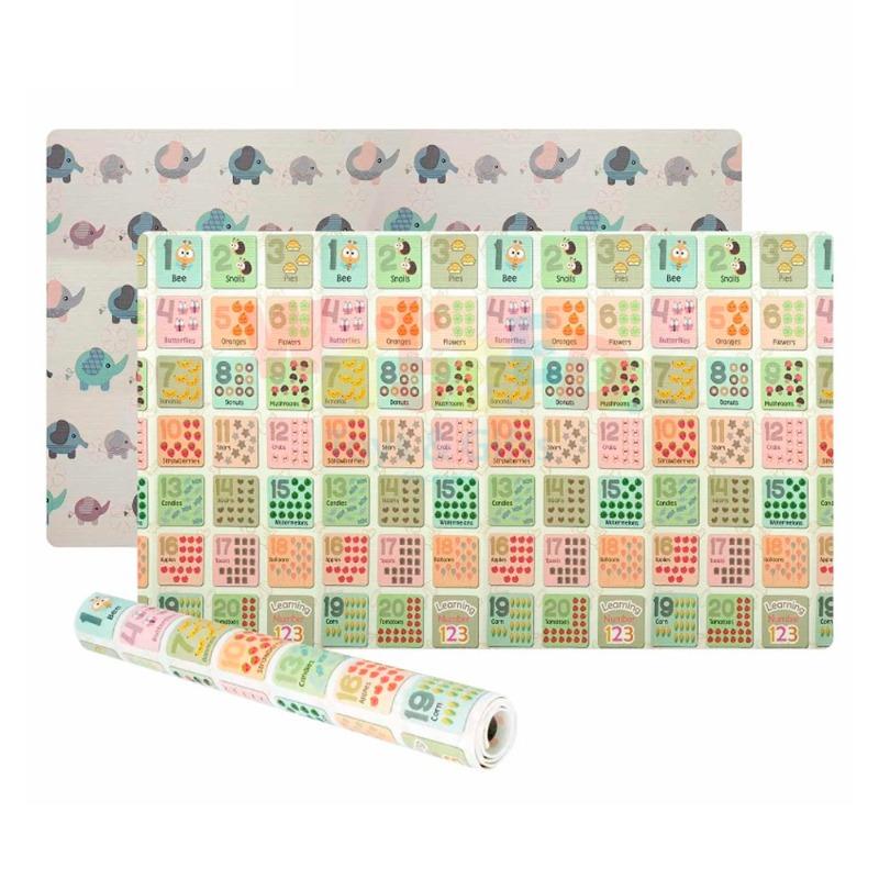 سونتا - حصيرة برسومات ذات جانبين أرقام وطبعات