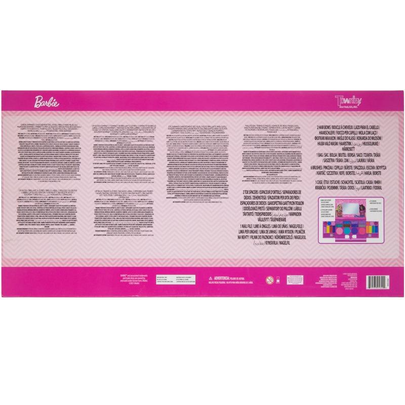 Barbie Kids Mega Beauty Makeup Set with Lip, Nail & Hair Accessories