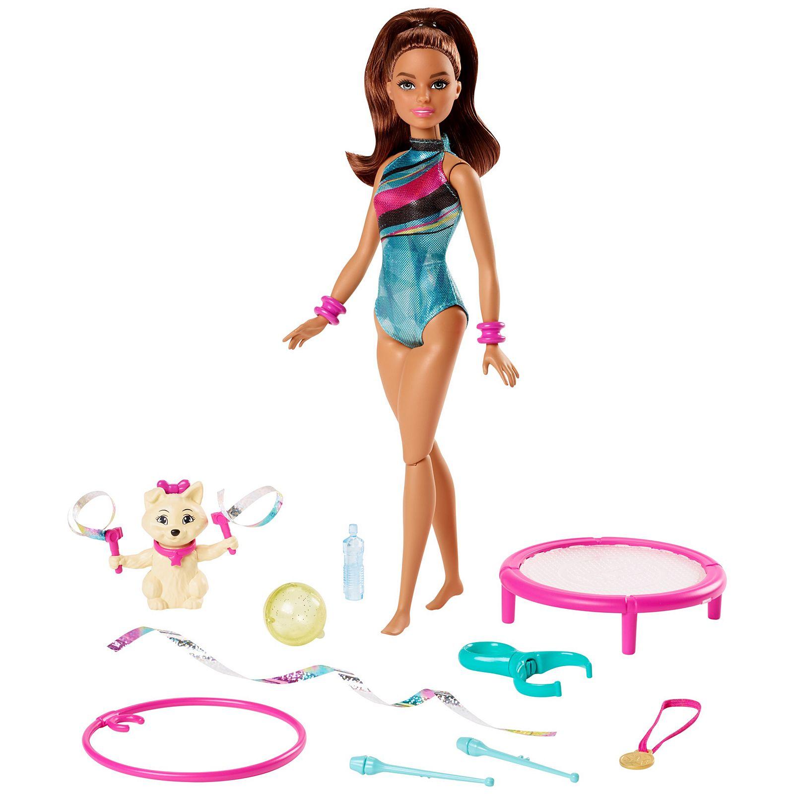 Barbie Dreamhouse Adventures Spin n Twirl Gymnast Doll