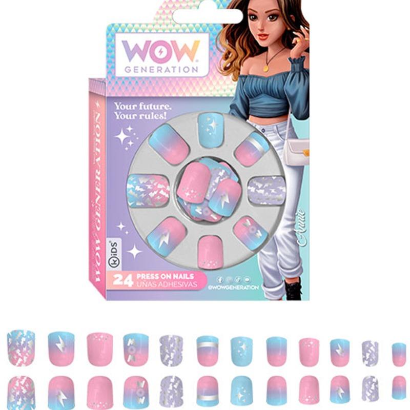 Wow Generation Adhesive Nail Set - 24 Piece