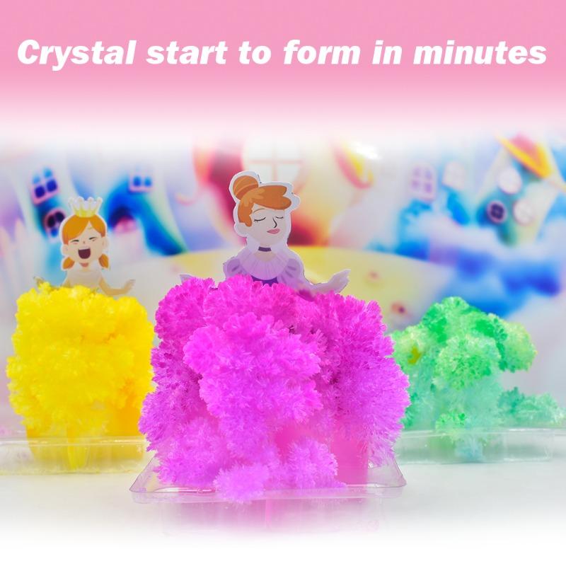 Magical Princes Crystal Tree Science Experiment