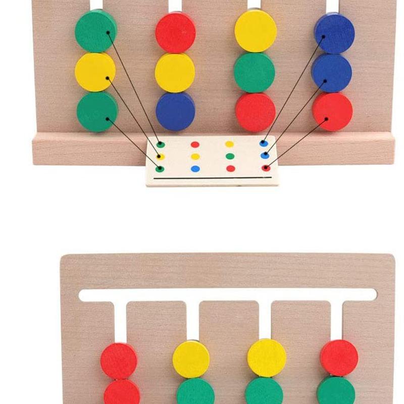 لعبة الألوان الخشبية