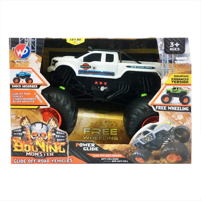 Friction Monster Truck Toy - White