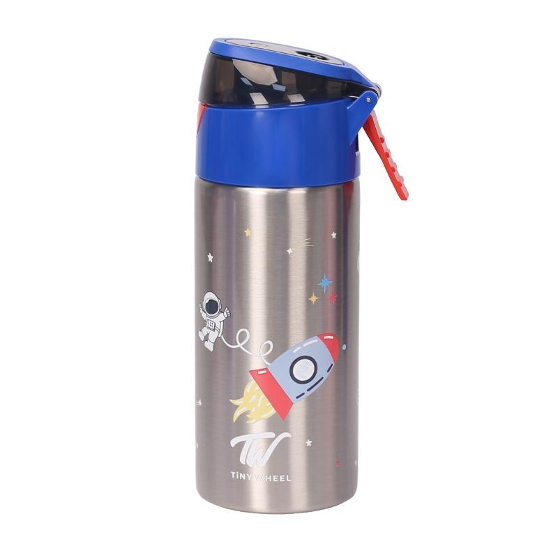 Tiny Wheel Steel Water Bottle 400ml