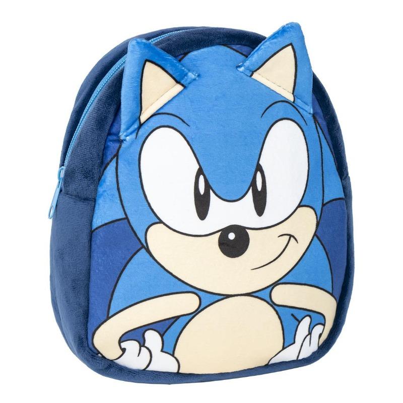 Sonic Nursery Backpack Plush Character Sonic For Kids