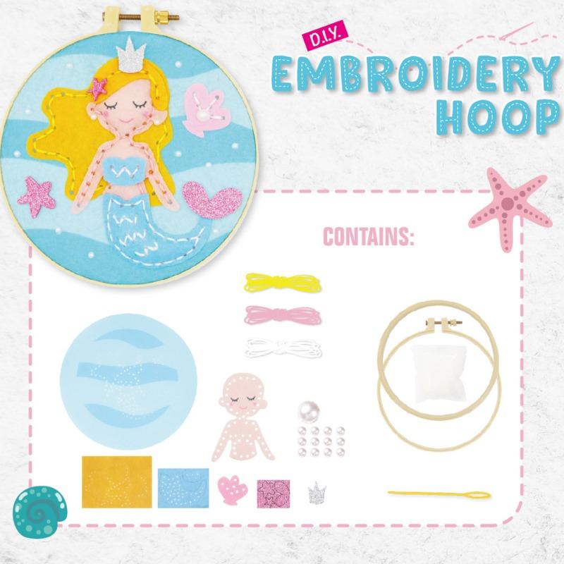 Sew Star Embroidery Hood - Mermaid