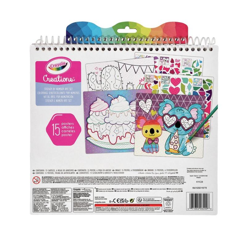 Crayola Creations Sticker By Numbers Art Set
