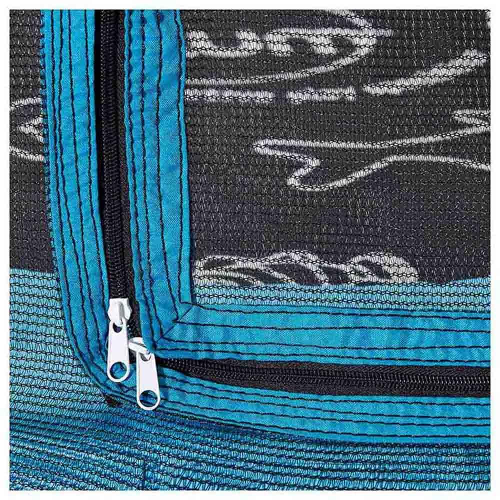 Plum 4.5Ft Junior Jungle Trampoline And Enclosure With Sound - Blue