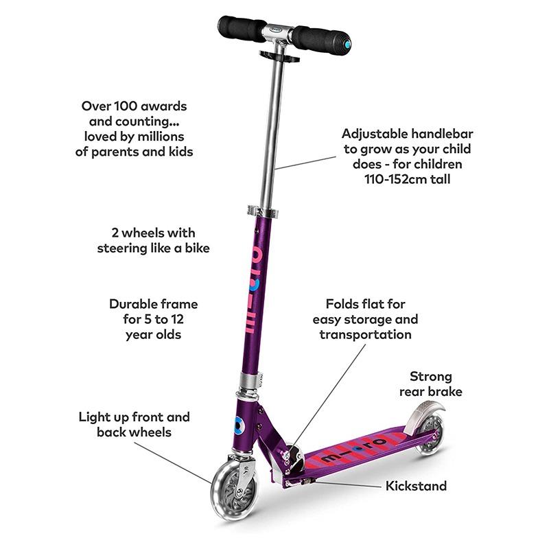 Micro Maxi Sprite Scooter Purple Stripe
