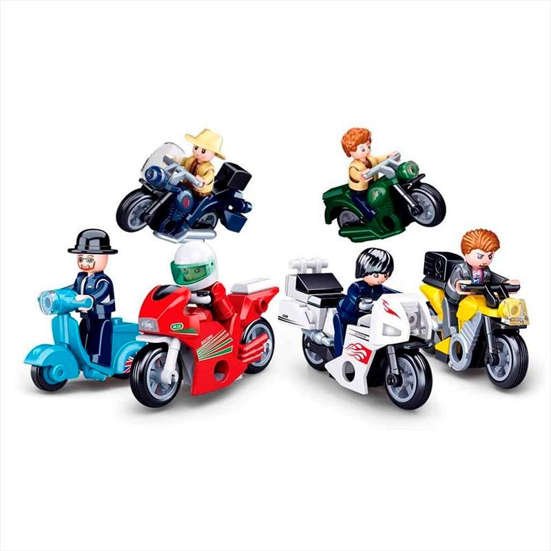 سلوبان - مجموعة بناء الدراجات النارية 6 في 1