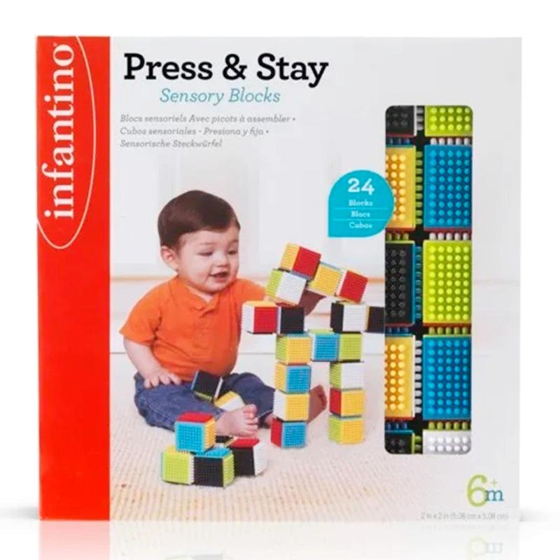 Infantino Press And Stay Sensory Blocks